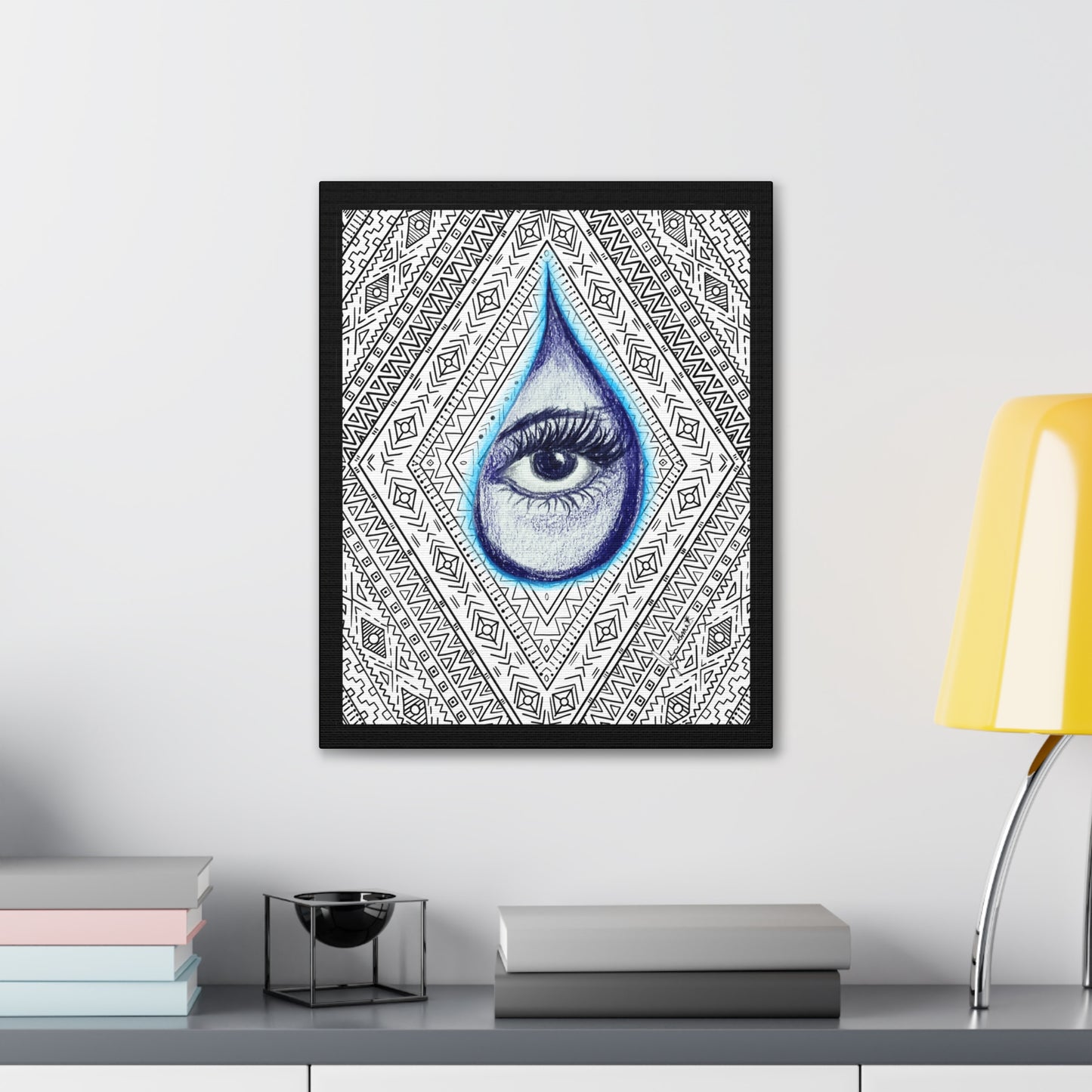 Tears Within-JolyneAnne Art Gallery Wrapped Canvas, Gift ideas, Original Artwork, Wall Art