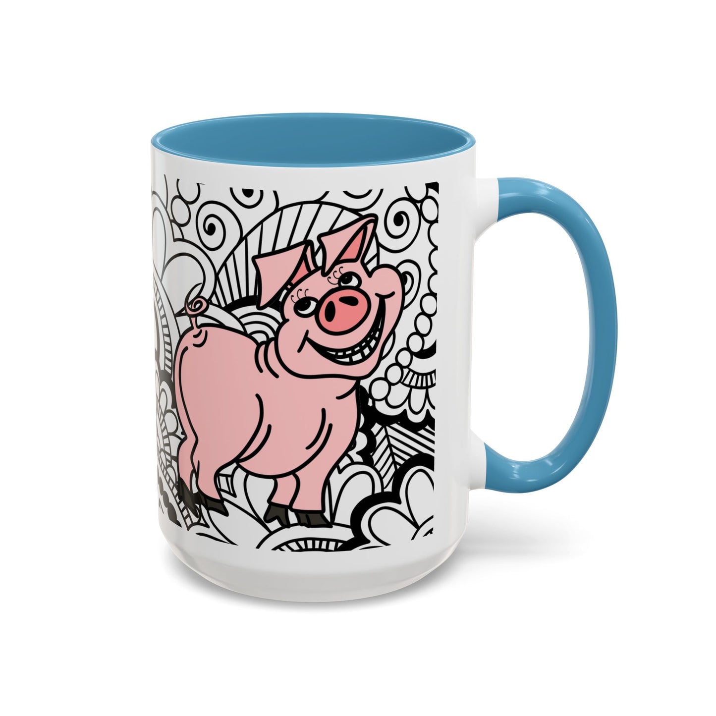 Piggy Accent Coffee Mug (11, 15oz)