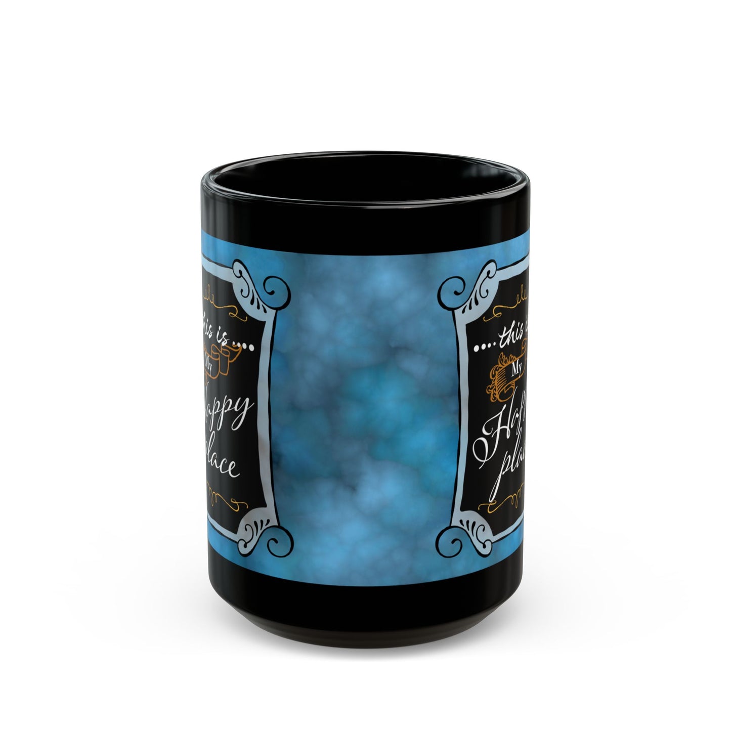 This is My Happy Place - Black Mug (11oz, 15oz)