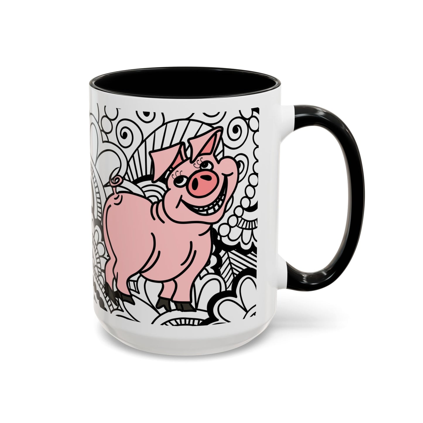 Piggy Accent Coffee Mug (11, 15oz)