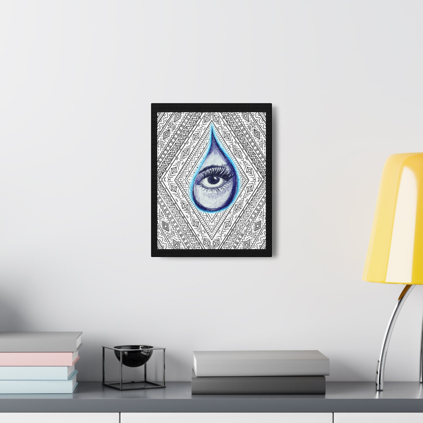 Tears Within-JolyneAnne Art Gallery Wrapped Canvas, Gift ideas, Original Artwork, Wall Art