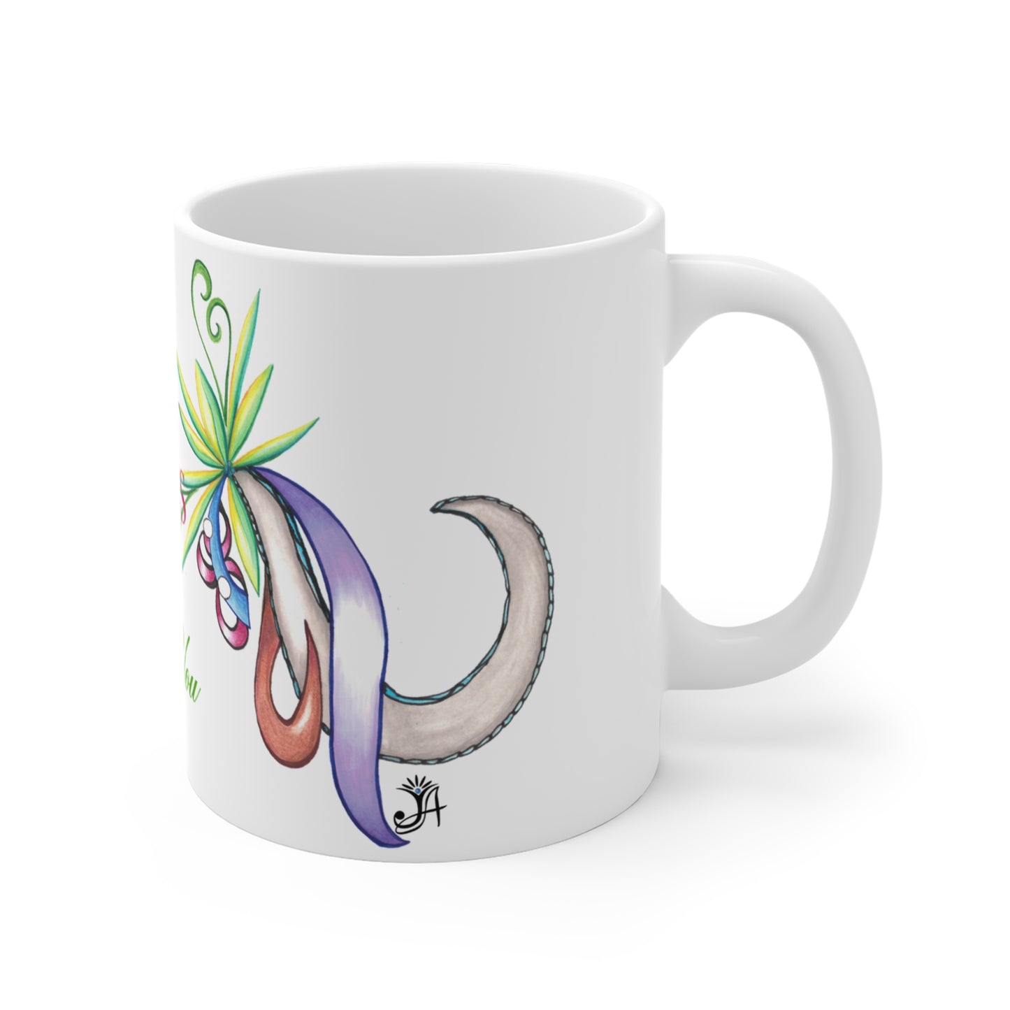 Special Friend - original art - ceramic mug