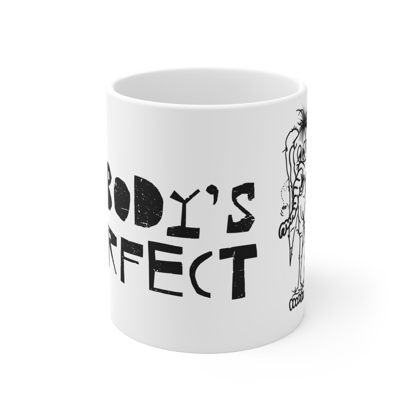 Nobody’s Perfect - original art - ceramic mug