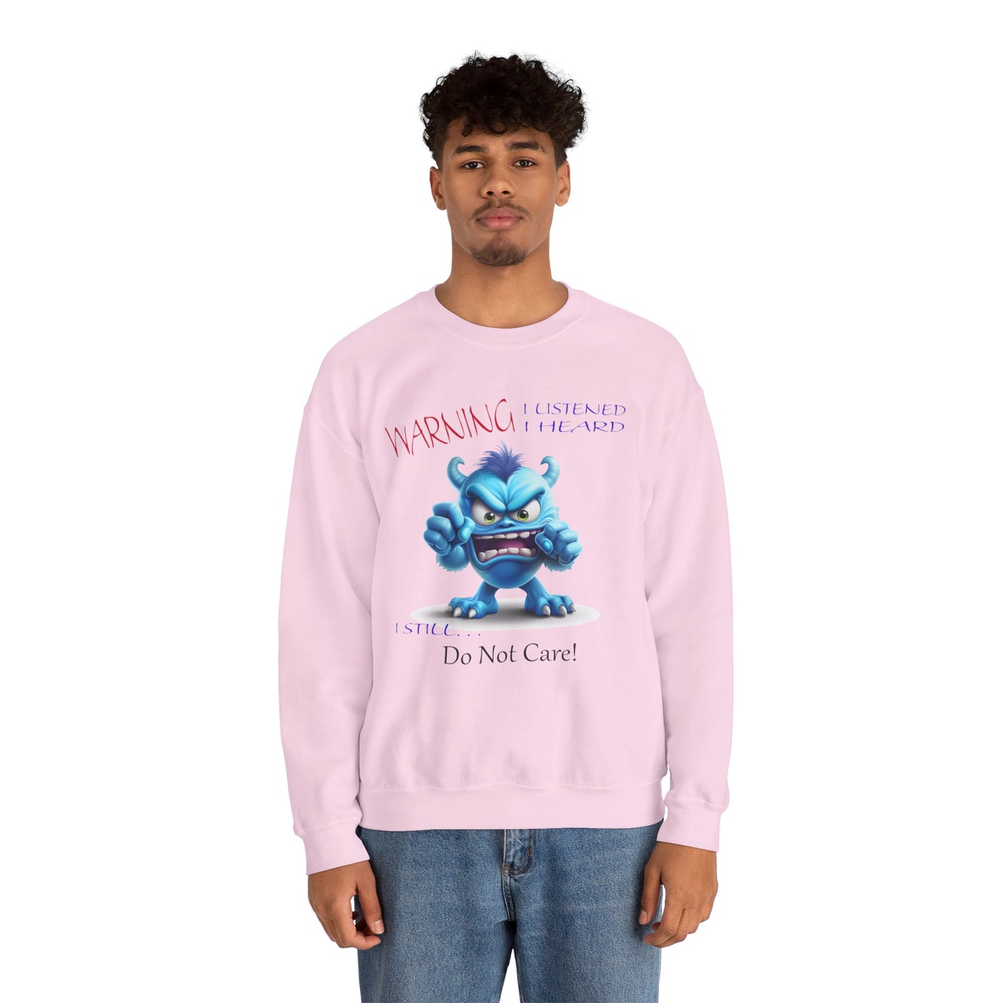 Blue Monster, Unisex Heavy Blend™ Crewneck Sweatshirt