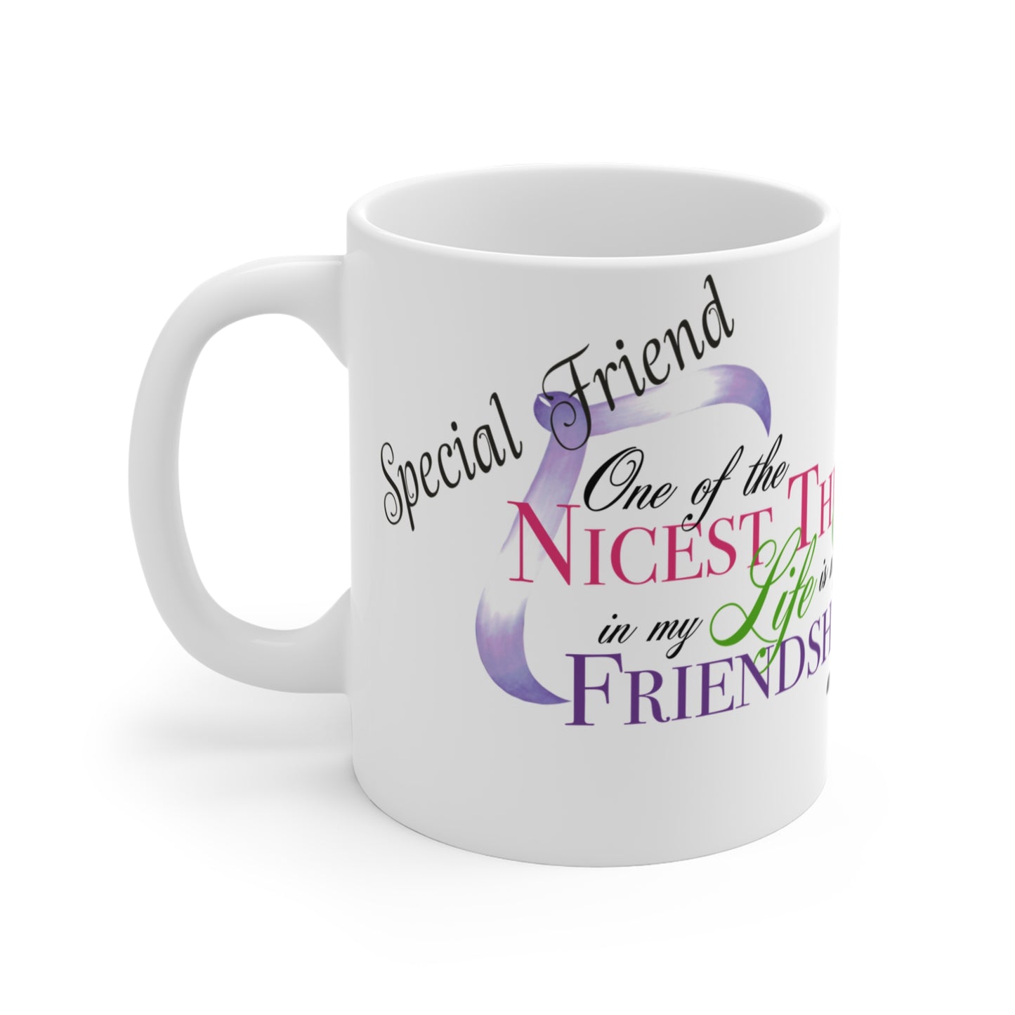 Special Friend - original art - ceramic mug