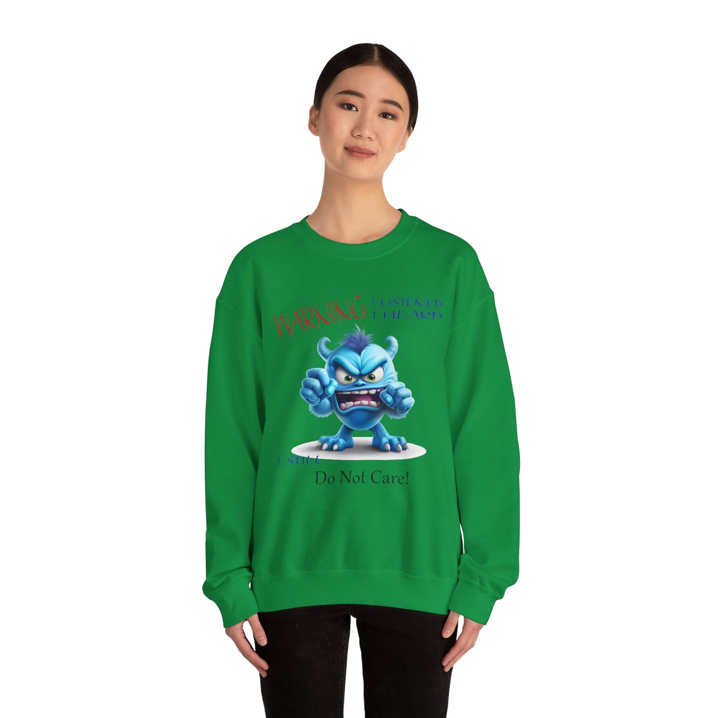 Blue Monster, Unisex Heavy Blend™ Crewneck Sweatshirt