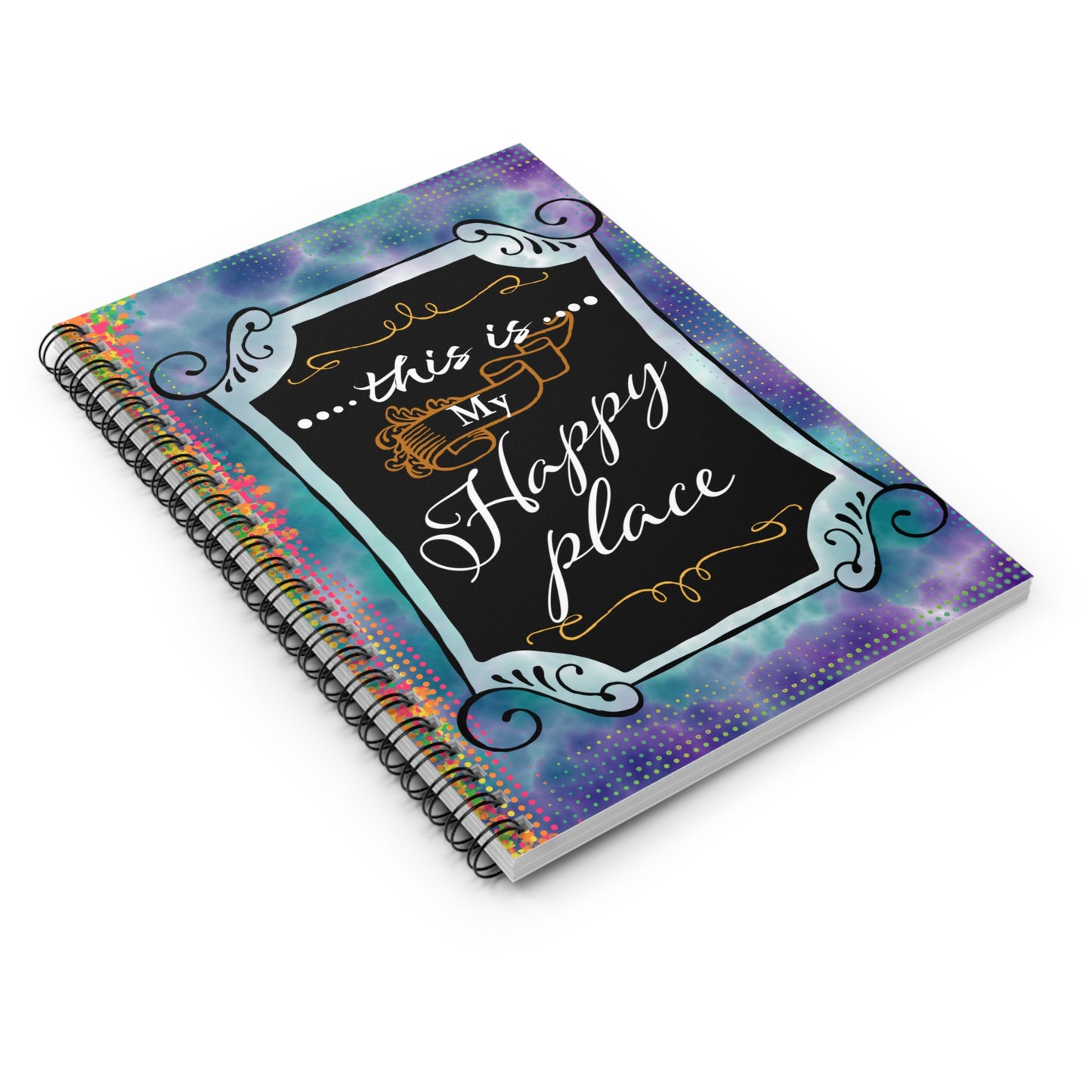 This is My Happy Place - Spiral Notebook - Ruled Line