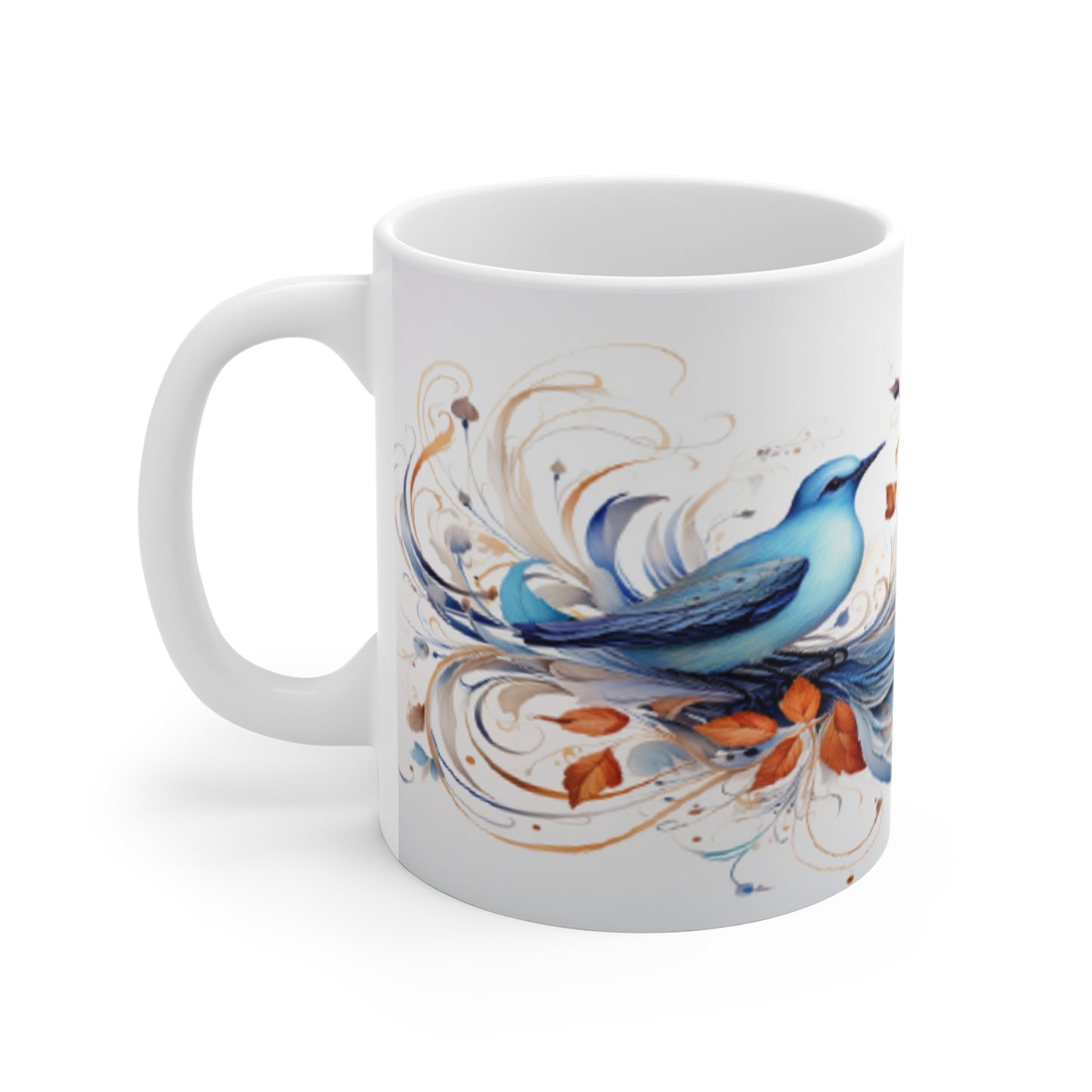 Bird Art 2 Coffee Mug, Artwork, Accessory, Kitchen, Original Design