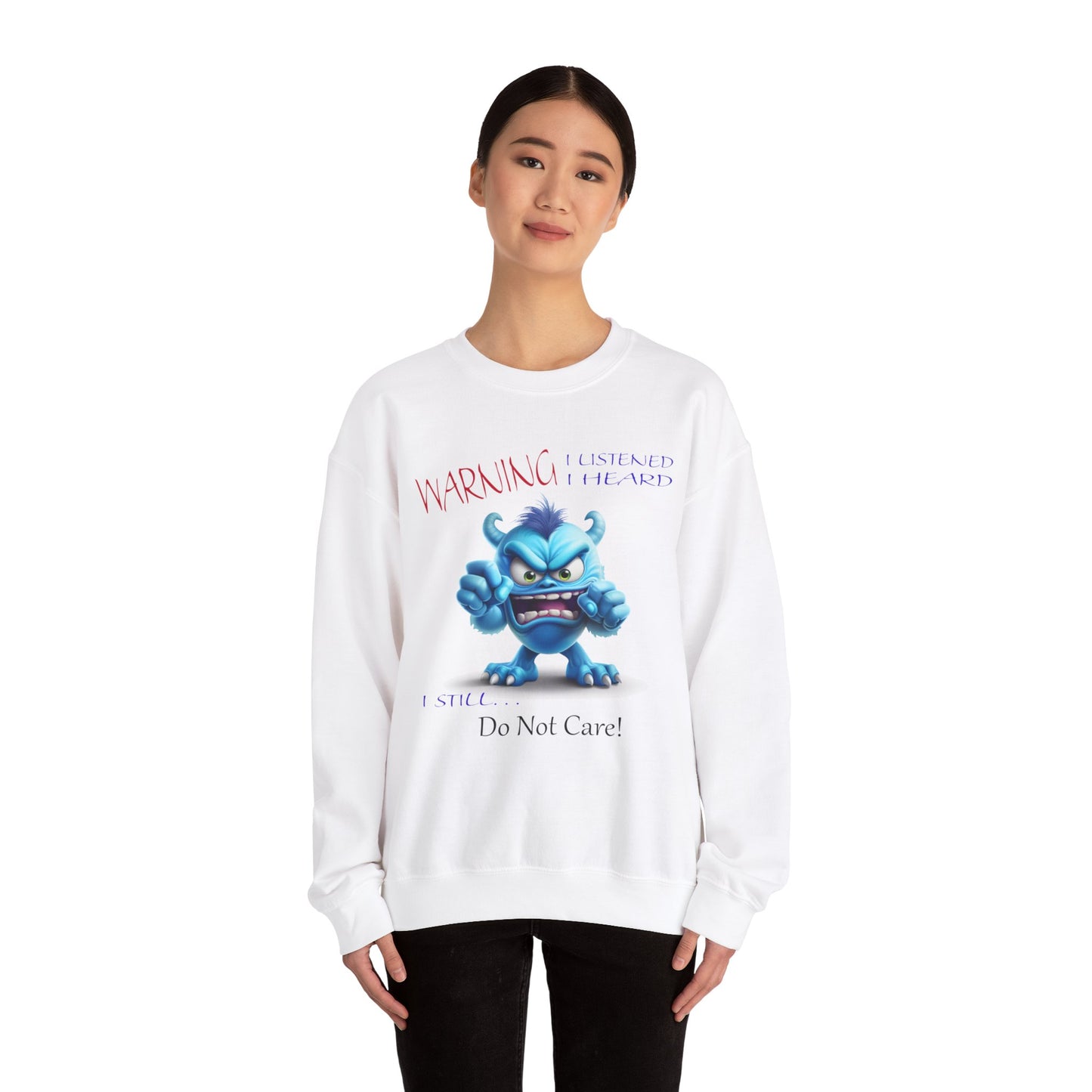 Blue Monster, Unisex Heavy Blend™ Crewneck Sweatshirt