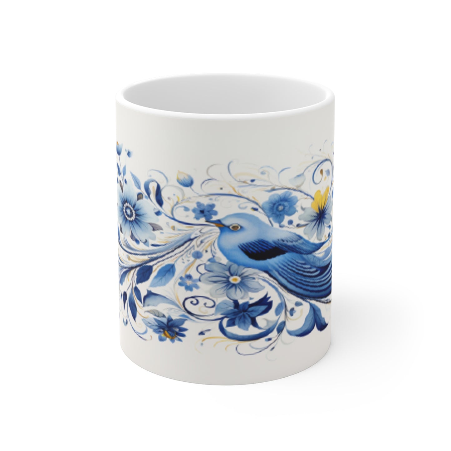 Bird Art 3 Coffee Mug, Artwork, Accessory, Kitchen, Original Design