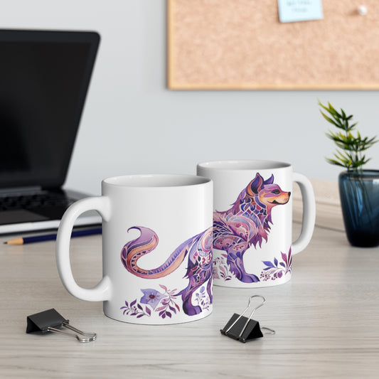 Dog Art 3 Coffee Mug, Artwork, Accessory, Kitchen, Original Design