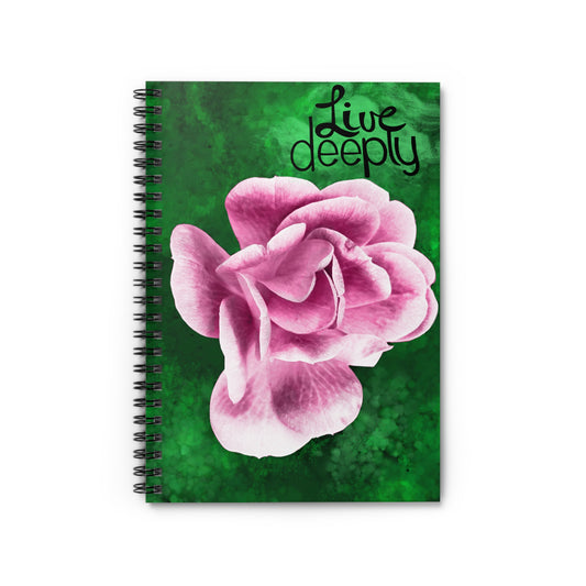 Live Deeply - Spiral Notebook - Ruled Line