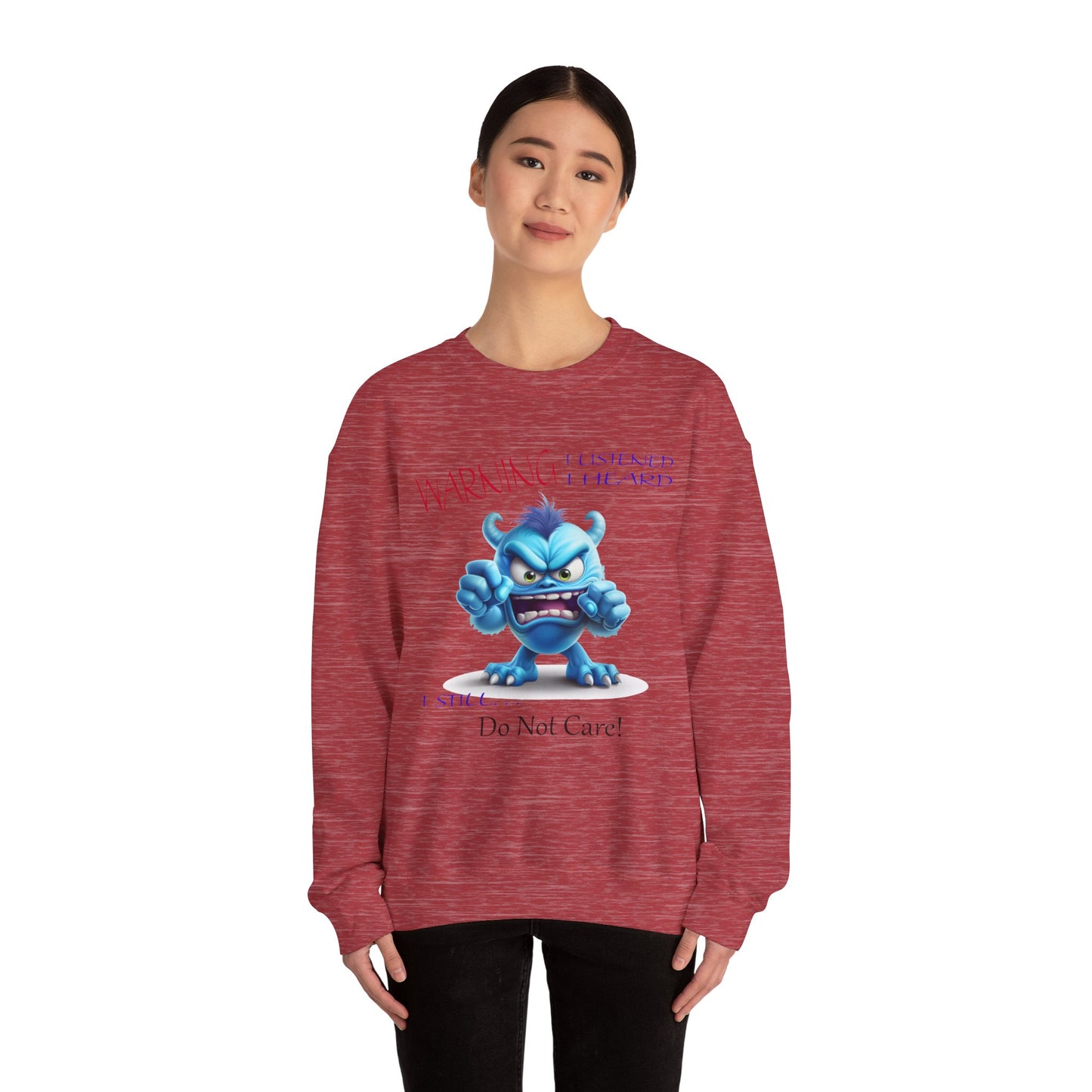 Blue Monster, Unisex Heavy Blend™ Crewneck Sweatshirt