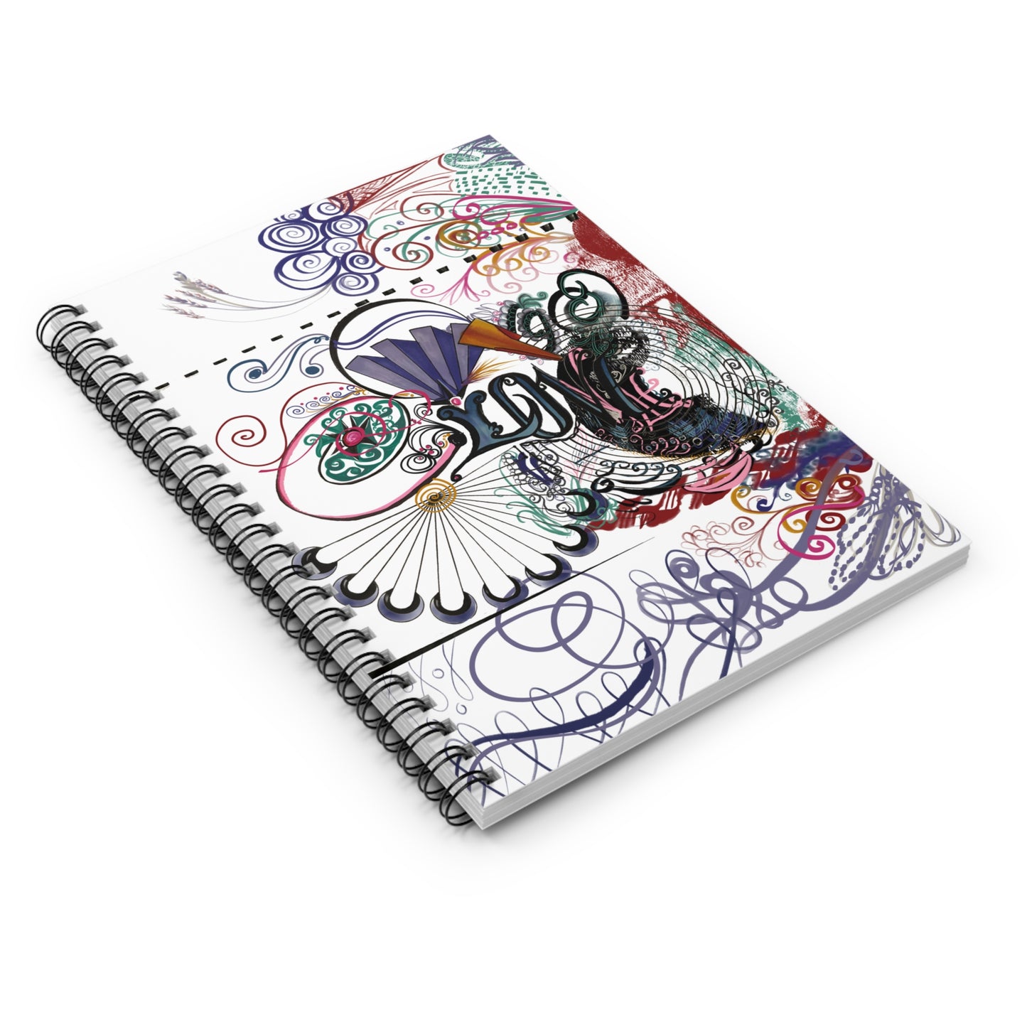 Love - Original Artwork- Spiral Notebook - Ruled Line