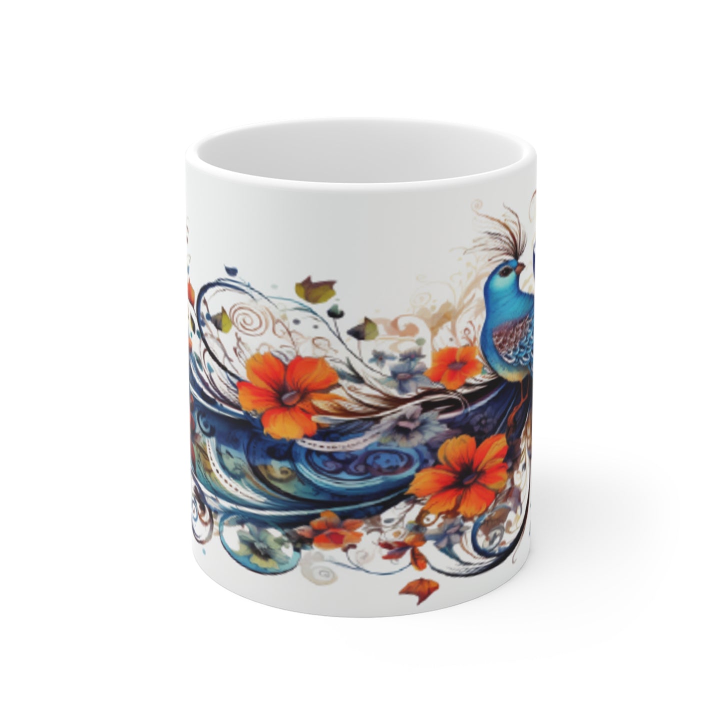 Bird Art 1 Coffee Mug, Artwork, Accessory, Kitchen, Original Design