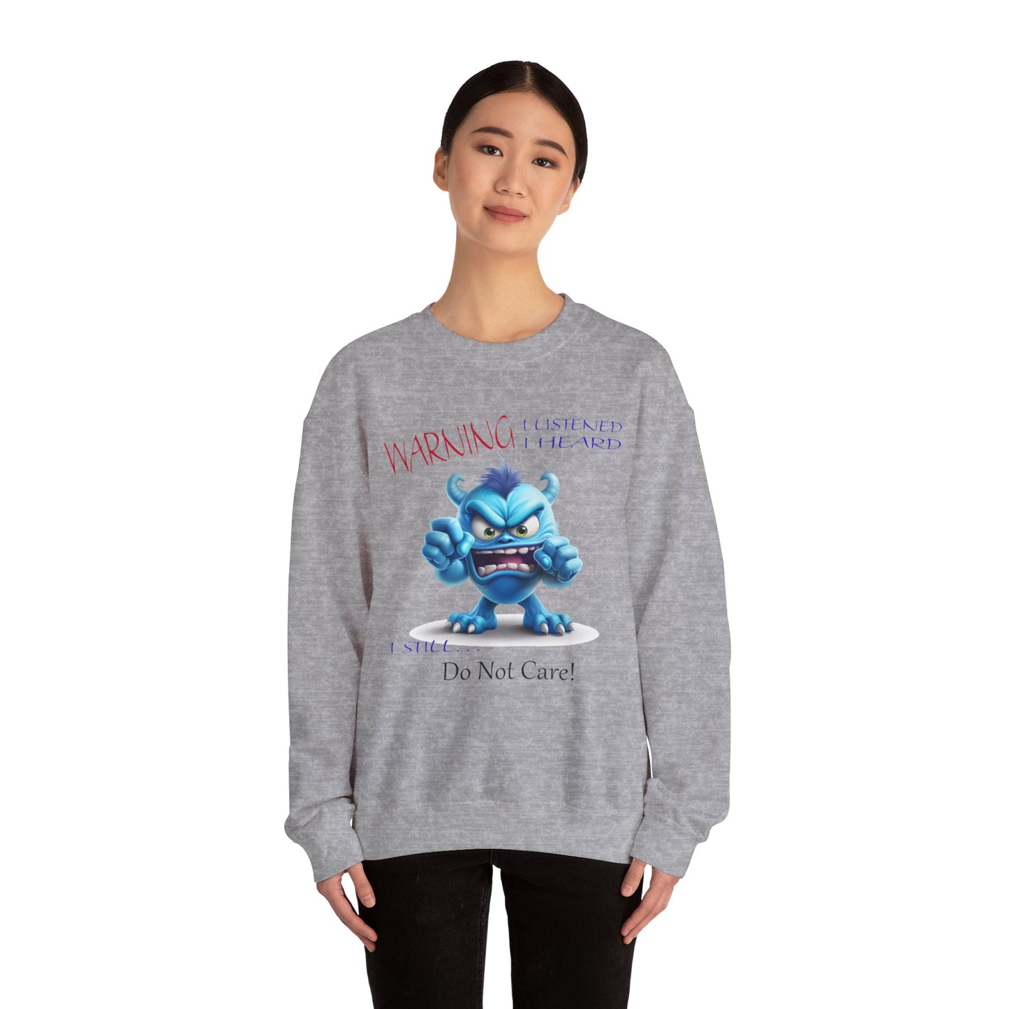 Blue Monster, Unisex Heavy Blend™ Crewneck Sweatshirt