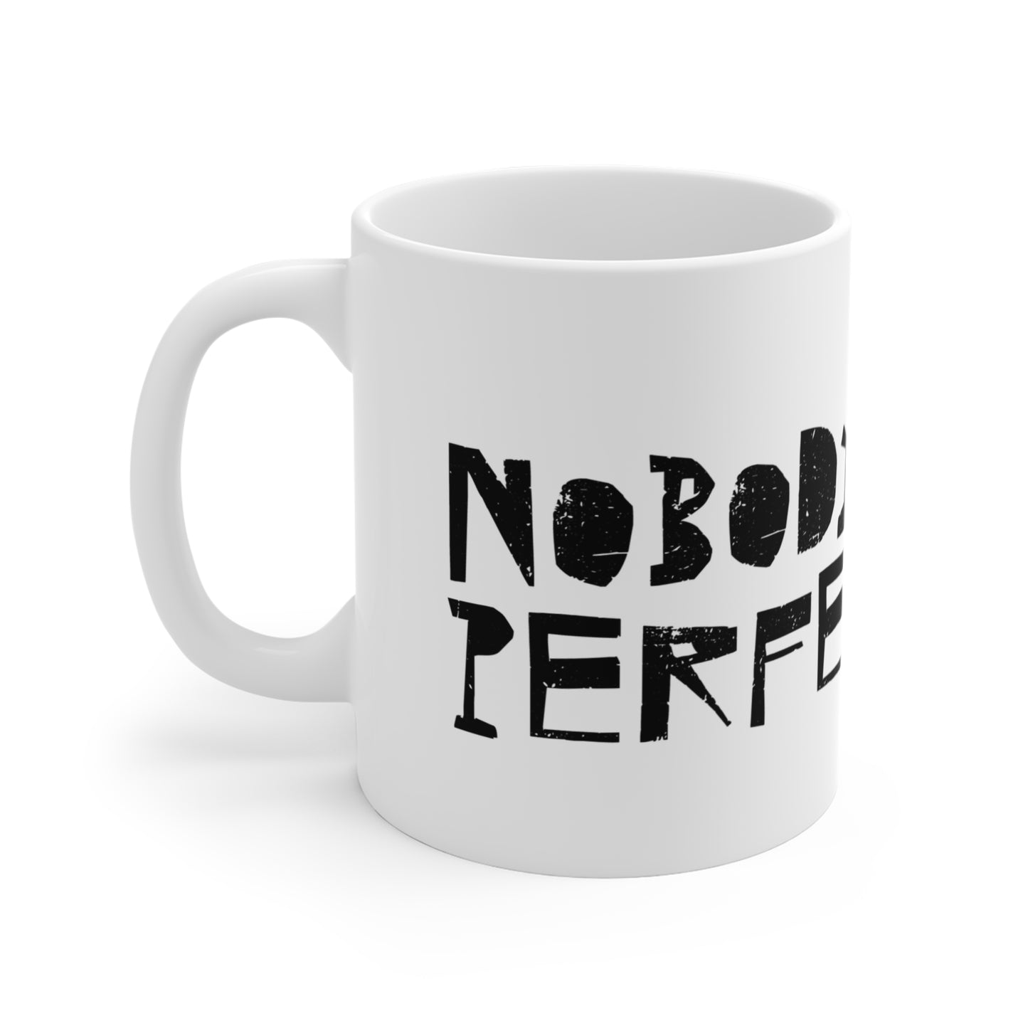 Nobody’s Perfect - original art - ceramic mug